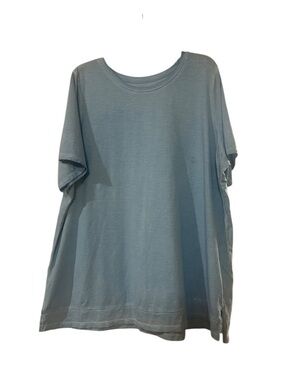 Denim&Co Light Blue Active Tee
